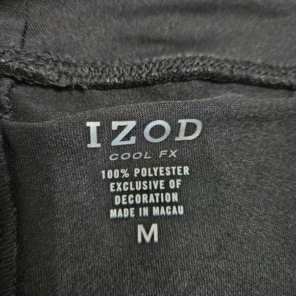 IZOD Skort Tennis Prep Golf Womens Athletic Active Short Mini Skirt Black Slit M - Picture 6 of 7